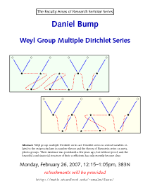 FARS Poster: Daniel Bump